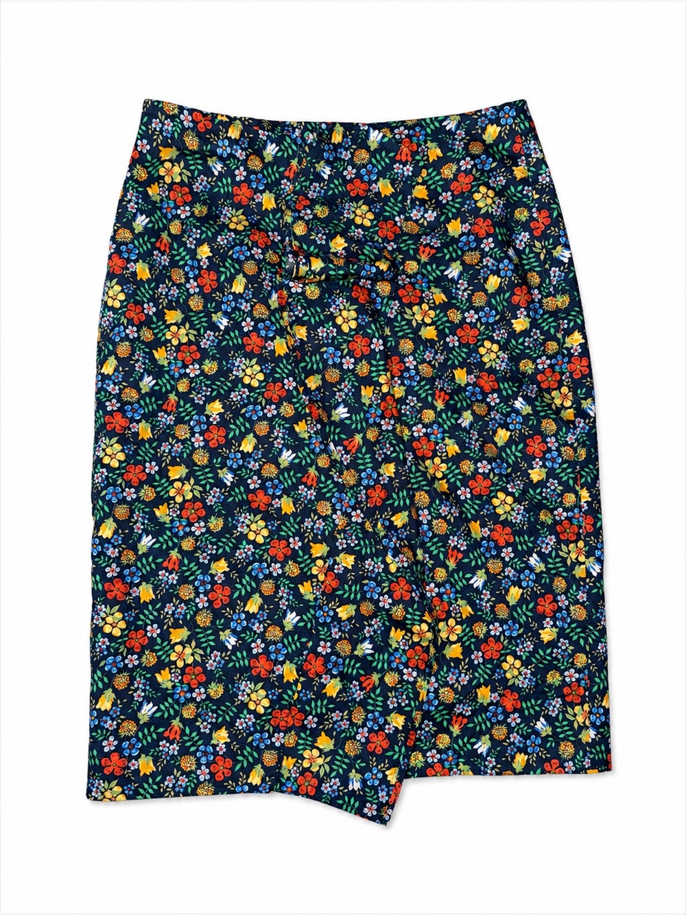 J.Crew Liberty Art Fabrics Edenham Floral Ruffle Envelope Skirt Size 8